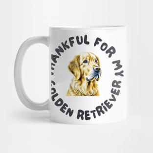 Thankful for my golden retriever Mug